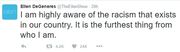 Ελεν ντε Τζένερις:Η «ρατσιστική» φώτο με τον Μπολτ στο twitter, προκάλεσε αντιδράσεις