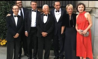 Τζόρτζιο Αρμάνι, Μπέμπε Βίο και όλοι οι άνθρωποι του Ρέντσι στην ιταλική γιορτή των Ομπάμα