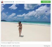 Μαρία Μενούνος: Αναστάτωσε με την εμφάνισή της σε παραλία της Αυστραλίας