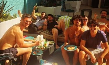 Το γεύμα του Παπακαλιάτη με φίλους στο Λος Άντζελες