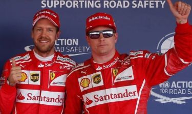 F1: Ιστορική pole position για τις Ferrari στην Ρωσία (vid)