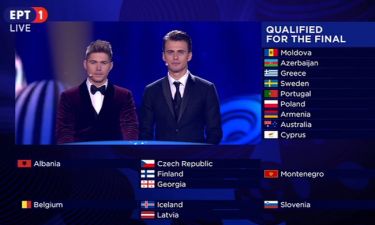 Eurovision 2017: Αυτές είναι οι χώρες του πρώτου ημιτελικού που πέρασαν στον τελικό