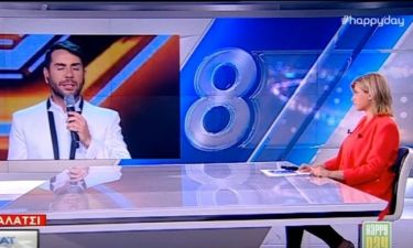 Ο Γιώργος Μαζωνάκης ευχήθηκε στην Σία Κοσιώνη on air για την εγκυμοσύνη