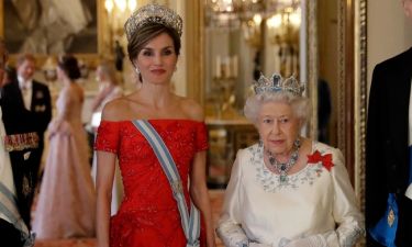 Η στιλάτη Βασίλισσα Letizia και η Kate Middleton με την τιάρα της Πριγκίπισσας Diana