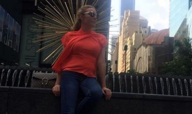 Τατιάνα Στεφανίδου: Νέες φωτό από το ταξίδι της στη Νέα Υόρκη και η βιτρίνα που την μάγεψε!