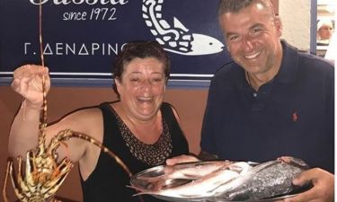 Ο Γιώργος Λιάγκας στην Κεφαλονιά και το σχόλιο για τα ψάρια της Τασίας