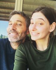 Θοδωρής Αθερίδης: Πάσχα με την κόρη του στην Αίγινα