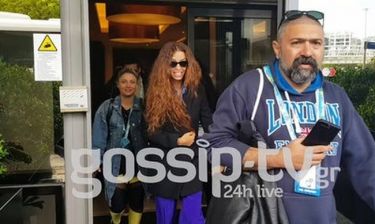 Eurovision 2018: Η Φουρέιρα έξω από το ξενοδοχείο στον δρόμο για το Altice Arena
