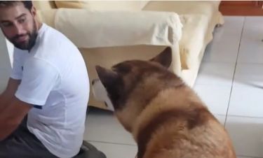 Η συγκινητική συνάντηση του Γιακουμάτου με τον σκύλο του έξι μήνες μετά το Survivor