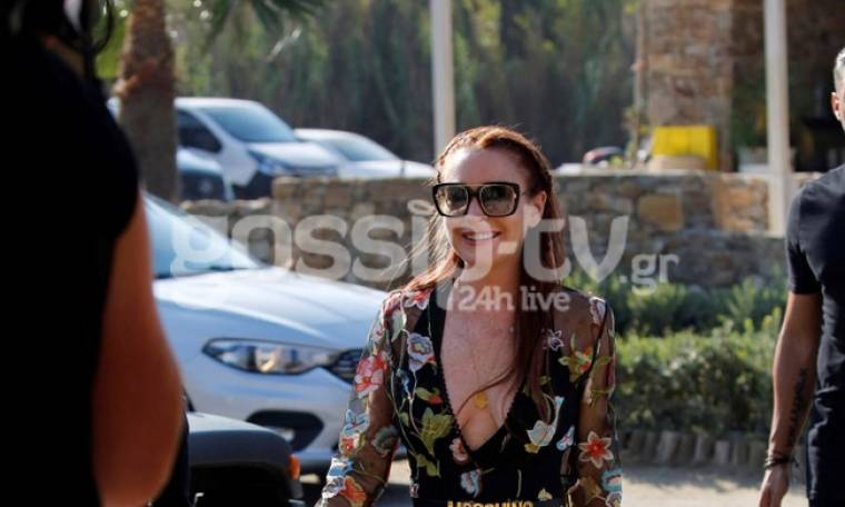 Lindsay Lohan: Backstage φωτογραφίες από τα γυρίσματα τoυ reality του MTV στην Μύκονο