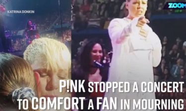 Pink: Σταμάτησε τη συναυλία της για να αγκαλιάσει θαυμάστριά της που έχασε την μητέρα της