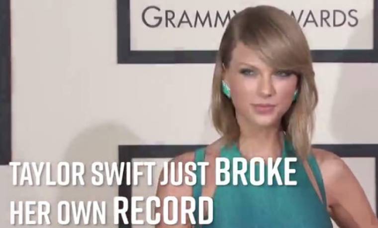 Το απίστευτο ρεκόρ της Taylor Swift