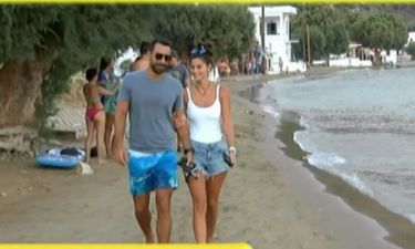 Τανιμανίδης-Μπόμπα: Η βόλτα τους στην παραλία της Σίφνου την επόμενη μέρα μετά τον γάμο
