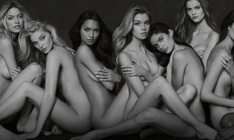 Victoria's secret angels appear in nude photography book.