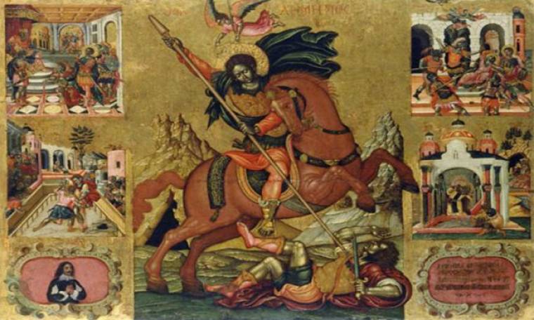 Αγιος Δημήτριος: Ποιον σκοτώνει στη γνωστή εικόνα του;