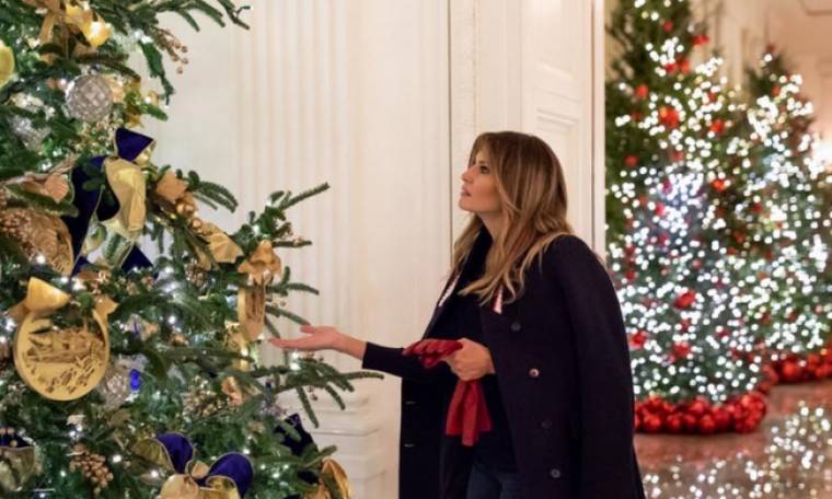 Μελάνια Τραμπ: H δήλωσή της για τον χριστουγεννιάτικο στολισμό του Λευκού Οίκου