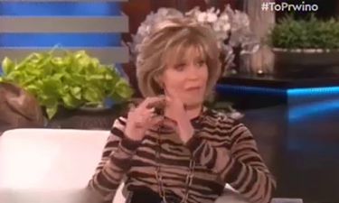 Η Jane Fonda «έσπασε» τα μηχανάκια της τηλεθέασης