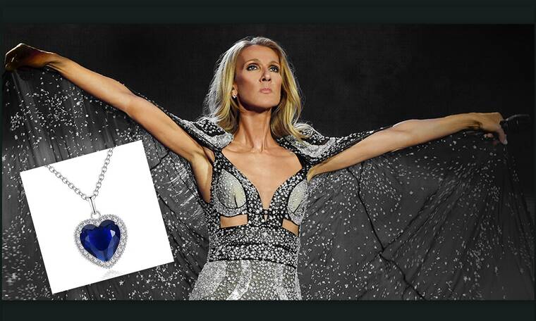 Celine Dion: Κι όμως φόρεσε το διαμάντι του «Τιτανικού» σε δημόσια εμφάνισή της (photos)