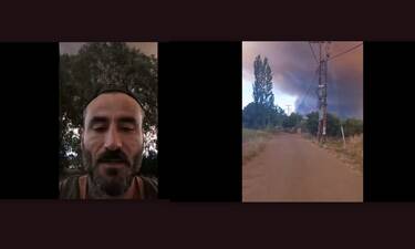  Γιώργος Μαυρίδης: Σοκάρουν τα βίντεό του από την φωτιά στην Εύβοια (video)
