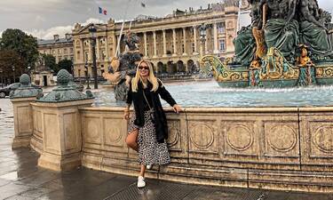 Η queen Dina βρίσκεται στο Παρίσι, περνάει καλά και μας το δείχνει! (photos)