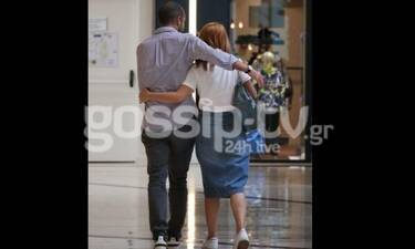 Μαρία Ηλιάκη - Στέλιος Μανουσάκης: Αγκαλιασμένοι και ερωτευμένοι σε εμπορικό κέντρο (photos)