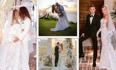 Αυτοί ήταν οι πιο λαμπεροί γάμοι του Hollywood τη χρονιά που φεύγει! (photos)