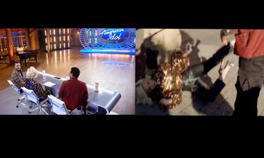 Σοκ στο American Idol - Ατύχημα για την Katy Perry - Έπεσε στο πάτωμα με το κεφάλι (Pics-Vid)