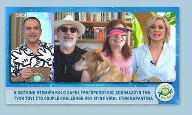 Στη φωλιά των Κου Κου: Φωτεινή Ντεμίρη και Χάρης Γρηγορόπουλος στο Couple Challenge! Τρελό γέλιο!