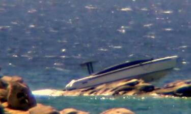 Απίστευτο! Σκάφος Αιγύπτιου Κροίσου καρφώθηκε στα βράχια στη Μύκονο! (vid)