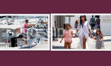 Σρόιτερ - Μπούκη: Στις Σπέτσες με σκάφος – Οι κόρες τους είναι κούκλες!