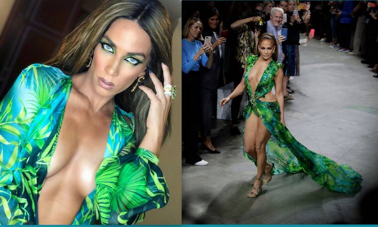 Στικούδη: Φόρεσε το jungle φόρεμα 20 χρόνια μετά την εμφάνιση της Lopez 
