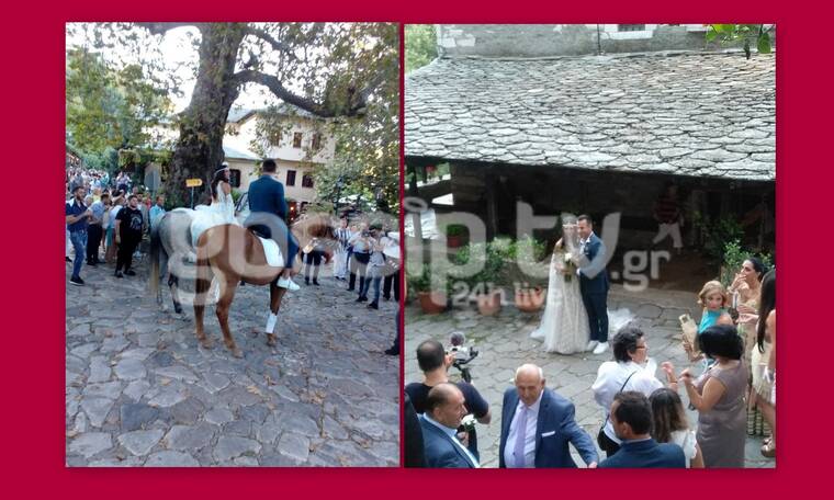 Με άλογο και κλαρίνα στο γάμο της η Βούλγαρη-Γιατί δεν πήγε η κουμπάρα Κ. Καινούργιου