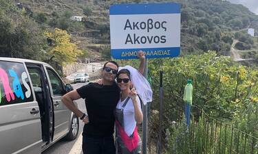 Μενούνος: Οι αδημοσίευτες φωτό της από τον παραδοσιακό της γάμο στην Ελλάδα