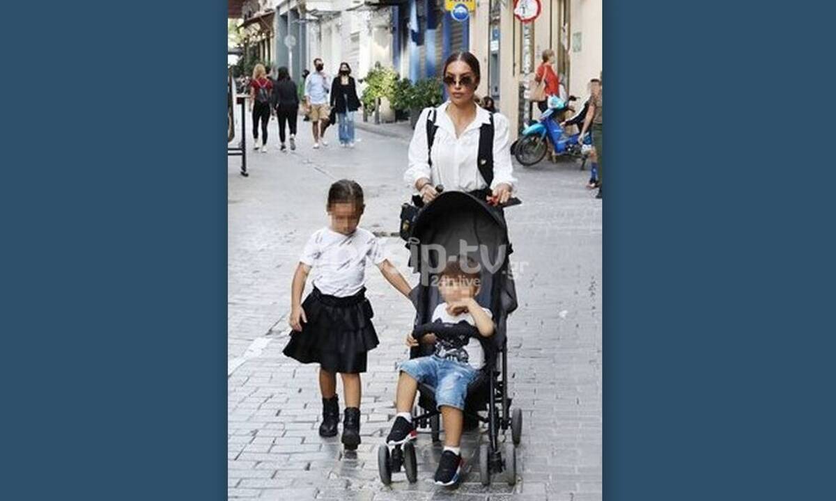 Ζέτα Θεοδωροπούλου: Πιο κομψή από ποτέ σε βόλτα με τα παιδιά της!
