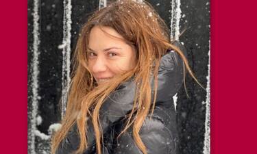 Βάσω Λασκαράκη: Ο Σουλτάτος την απαθανατίζει να χορεύει αμακιγιάριστη στο χιόνι!