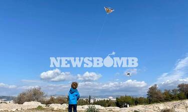 Ρεπορτάζ Newsbomb.gr: Με αποστάσεις και «κωδικό» 6 πετούν χαρταετό οι Αθηναίοι (pics)