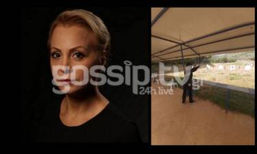 Τέτα Καμπουρέλη: Ξανά στο Σκοπευτήριο μετά τη σύλληψη του συζύγου της - Αποκλειστικές φωτό