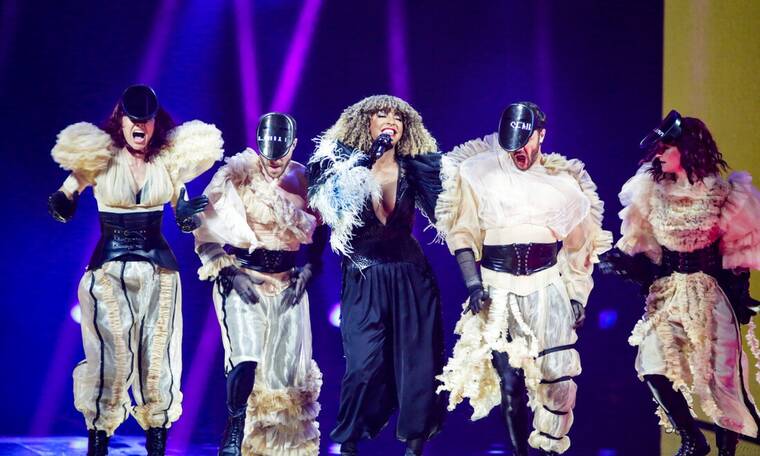 Eurovision 2021 Τελικός: Σαν Μαρίνο: Το αποκαλυπτικό μπούστο της Senhit ανέβασε την αδρεναλίνη