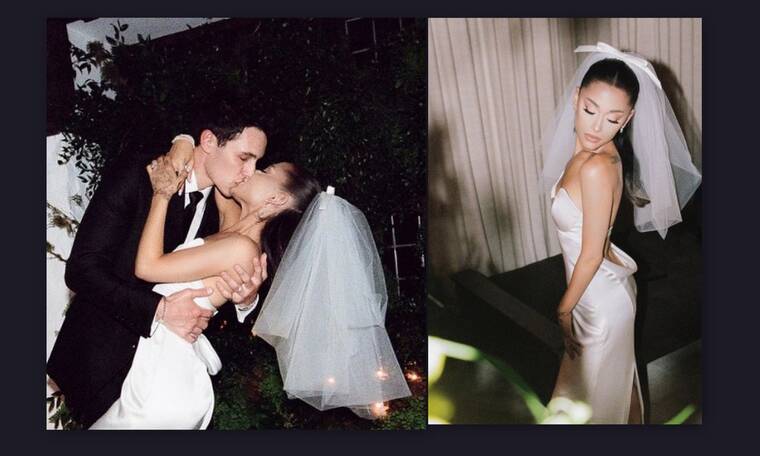 Ariana Grande: Την είδαμε νύφη στις πρώτες φωτό από το γάμο της και σαστίσαμε! Το παραμυθένιο νυφικό