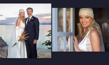 Εντυπωσιακή νύφη η Παναγιώτα Βλαντή! Το παραμυθένιο νυφικό και τα ανατρεπτικά αξεσουάρ