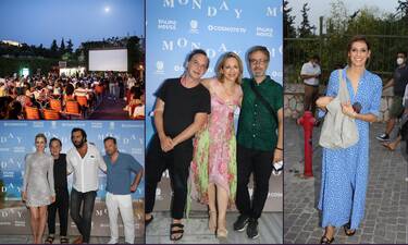 Οι celebrities πήγαν θερινό σινεμά - Όσα έγιναν στην πρεμιέρα της ταινίας «Monday»