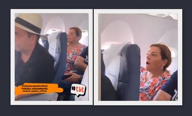 Βίκυ Σταυροπούλου: Επικό σκηνικό μέσα στο αεροπλάνο – Η κρίση πανικού και γέλια της Δανάης