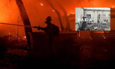 Φωτιά Γορτυνία: Μάχη στο πύρινο μέτωπο των 10 χιλιομέτρων - Στις φλόγες σπίτια στο Πυρρή