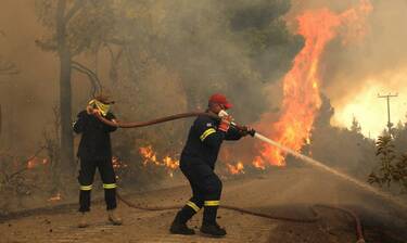 Φωτιά στη Γορτυνία: Ολονύχτια μάχη με τις φλόγες - Εκκενώθηκαν συνολικά 21 οικισμοί