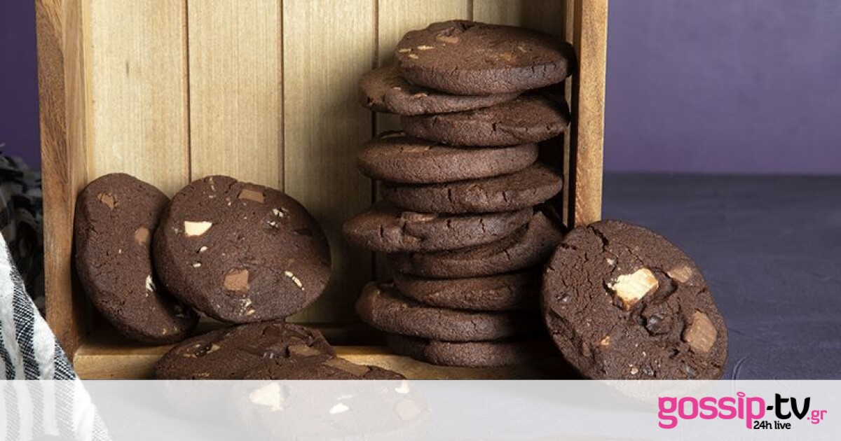 Triple chocolate cookies by Akis Petretzikis thumbnail