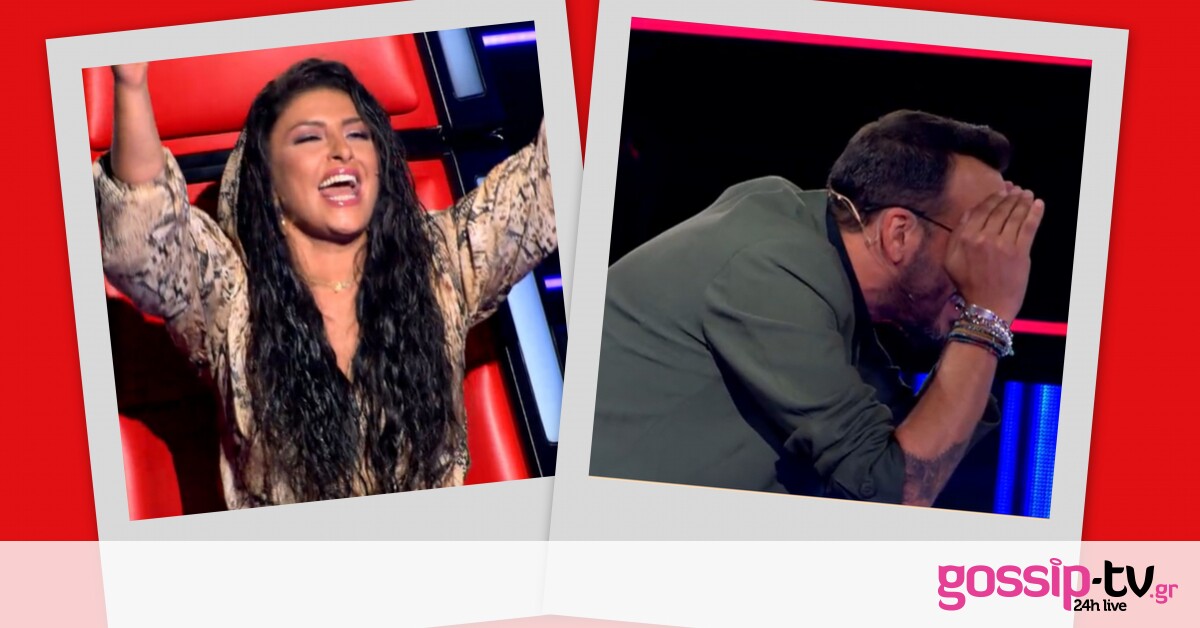 The Voice: Paparizou's dance in the chair and the ... burnt jokes of Mouzourakis! thumbnail