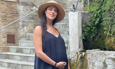 Ευαγγελία Συριοπούλου: Φωτογραφίζεται στον 9ο μήνα της εγκυμοσύνης της