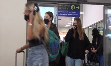 Χαμός από μοντέλα στη Μύκονο! Η άφιξή τους στο αεροδρόμιο του νησιού! (video)