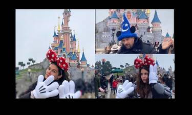 Μαρία Κορινθίου – Γιάννης Αϊβάζης: Χριστούγεννα στην Disneyland με την κόρη τους - Παραμυθένιες φωτό