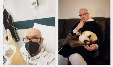 Κάρολι Βάμος: Ο χορογράφος δίνει για δεύτερη φορά μάχη με τον καρκίνο! Εικόνες από το νοσοκομείο